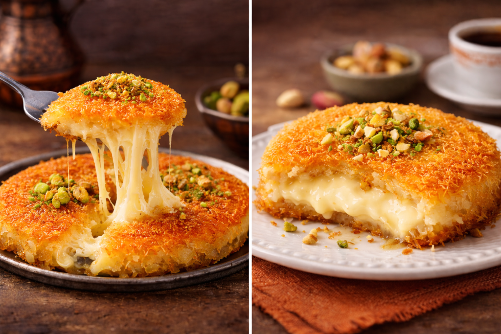 Cheese Kunafa vs Cream Kunafa