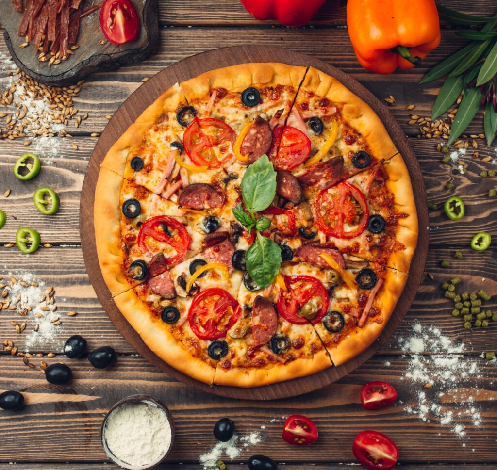 Pizza at DKunafa cafe Mumbai